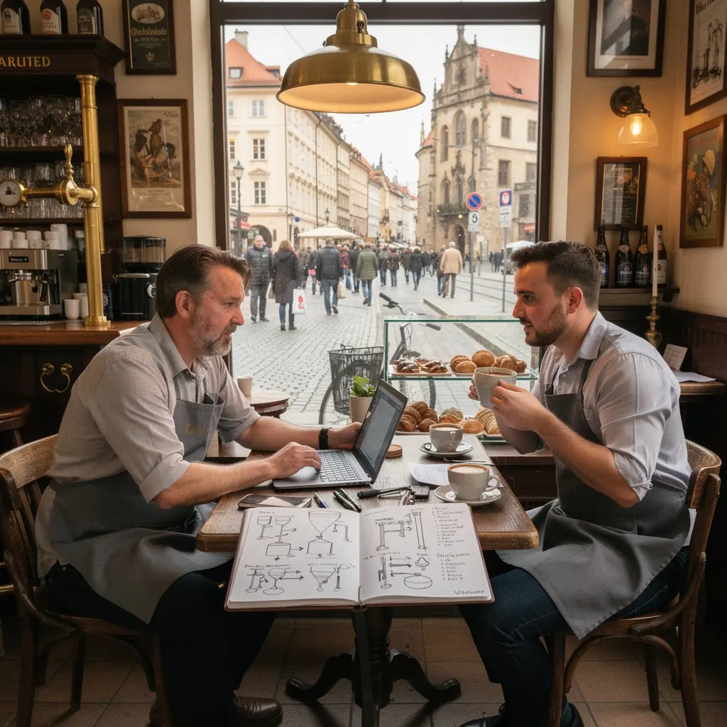 Detailní pohled na chmel a slad, základní suroviny pro výrobu piva.
