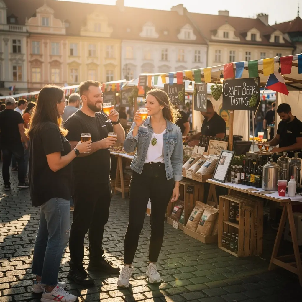 Různé druhy pivních kvasnic připravené na použití.