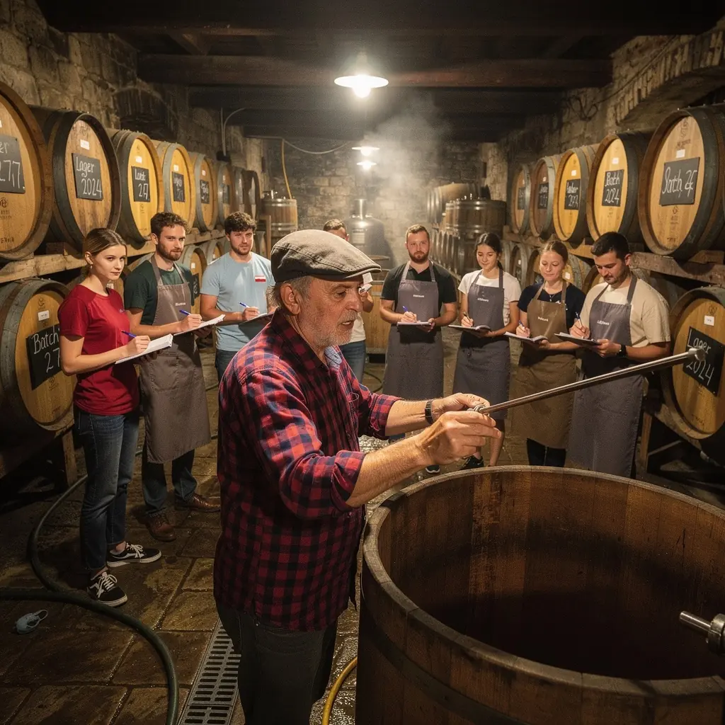 Postup vaření piva s ukázkou varného procesu.