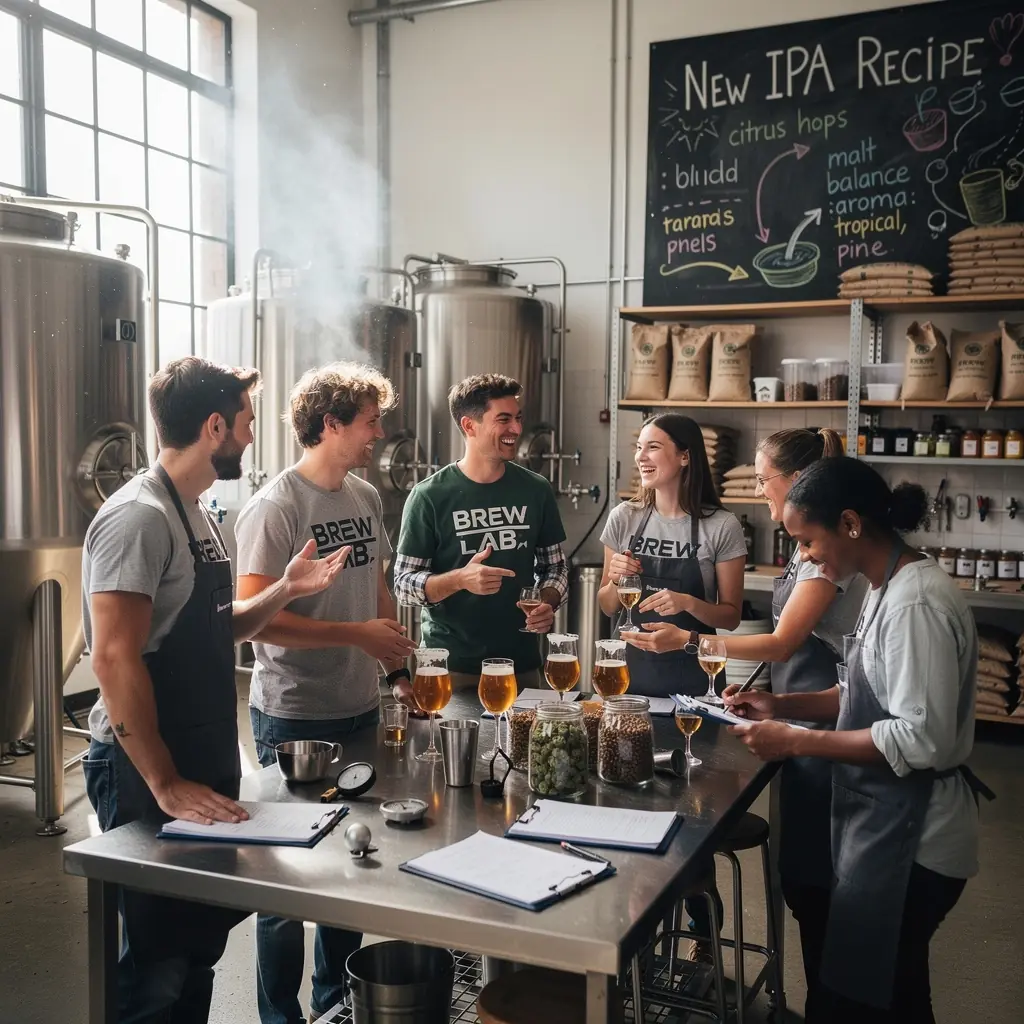 Sklenice čerstvého piva s pěnou, připravená k ochutnání.