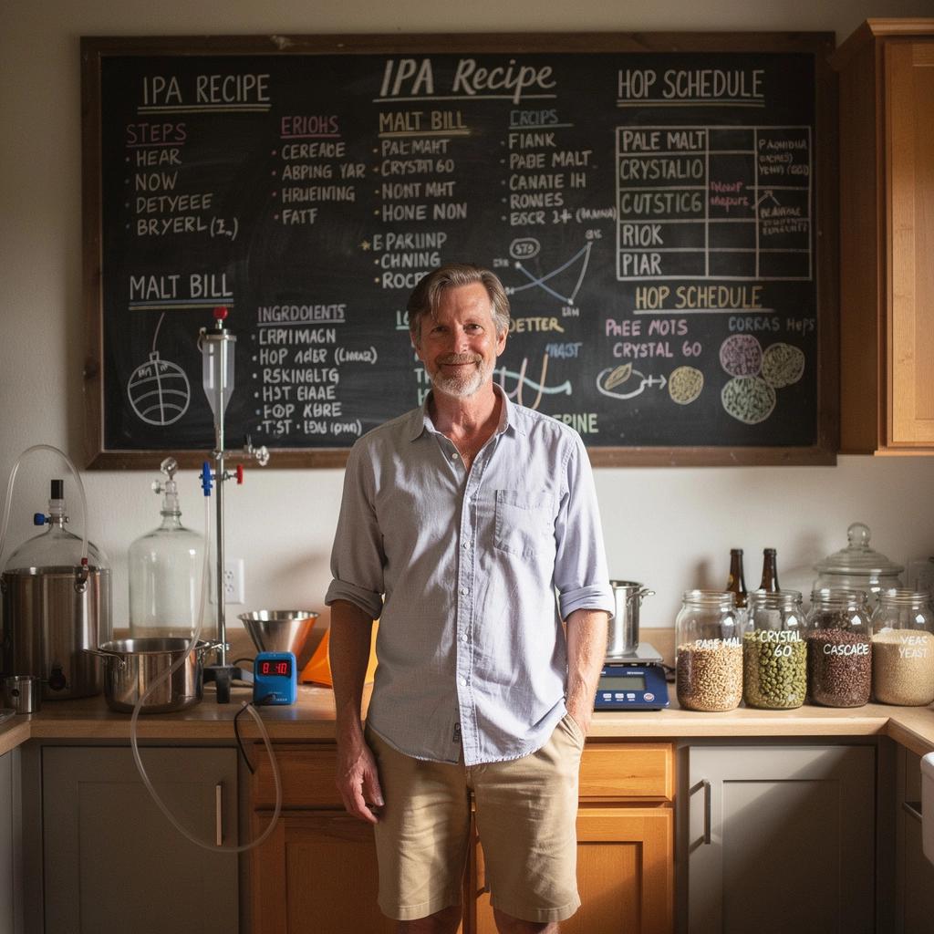 Ukázka vybavení potřebného k výrobě řemeslného piva.